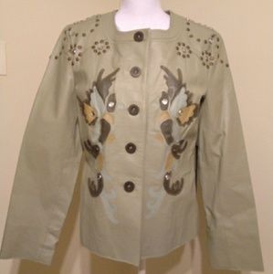 Pamela McCoy Leather Jacket